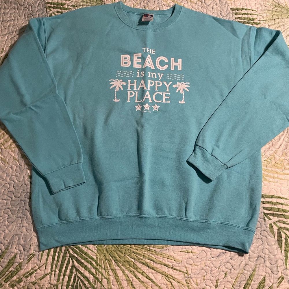 Teal Jerzees sweatshirt - XL